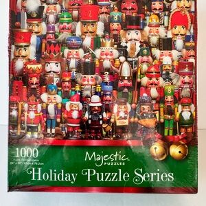 Majestic Puzzles 1000 Piece Nutcracker Puzzle  The Holiday Puzzle Series SEALED